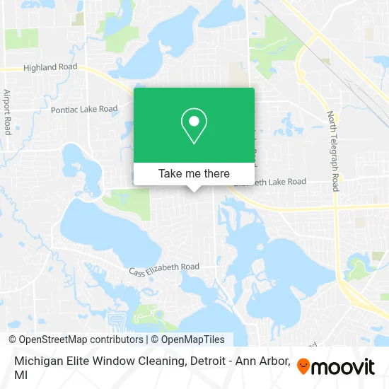 Michigan Elite Window Cleaning map