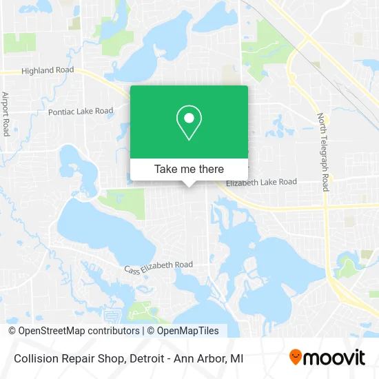 Collision Repair Shop map