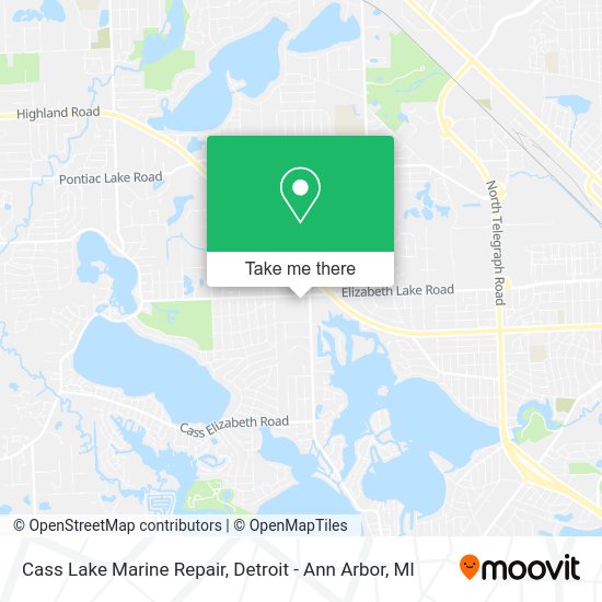 Cass Lake Marine Repair map
