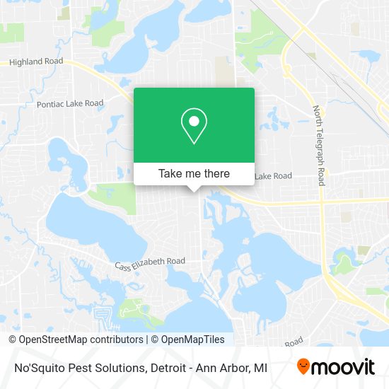 Mapa de No'Squito Pest Solutions