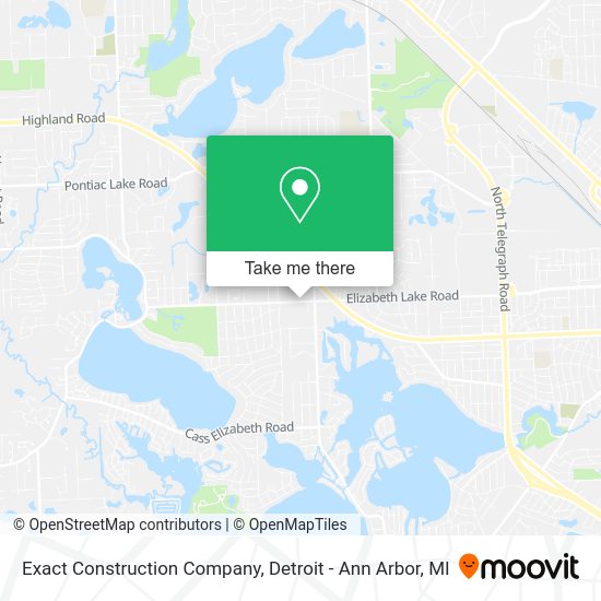 Exact Construction Company map