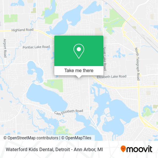Mapa de Waterford Kids Dental