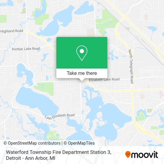Mapa de Waterford Township Fire Department Station 3