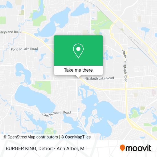 Mapa de BURGER KING