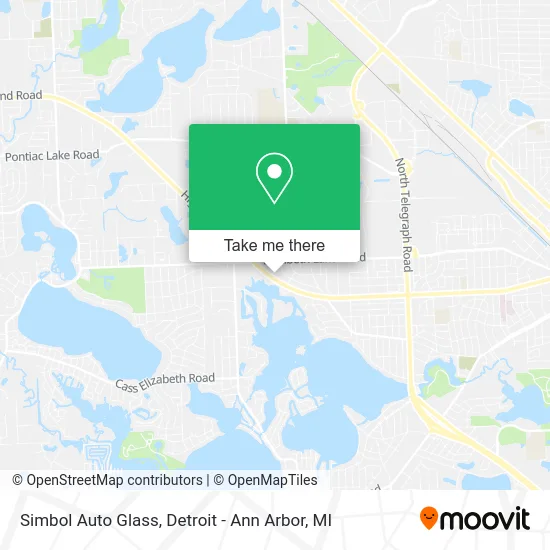 Simbol Auto Glass map