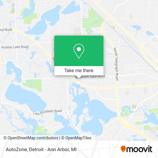 AutoZone map