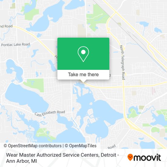 Wear Master Authorized Service Centers map