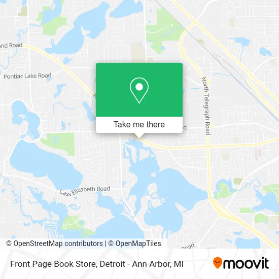 Front Page Book Store map