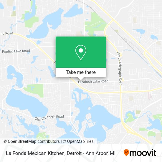 La Fonda Mexican Kitchen map
