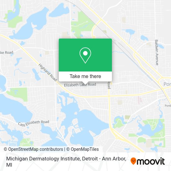 Mapa de Michigan Dermatology Institute