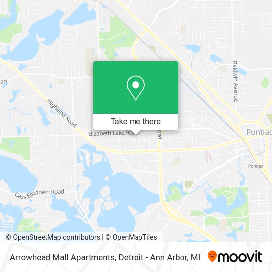 Arrowhead Mall Apartments map