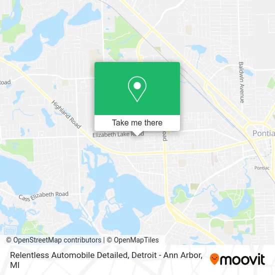 Relentless Automobile Detailed map