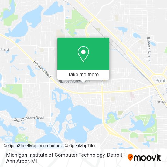 Michigan Institute of Computer Technology map