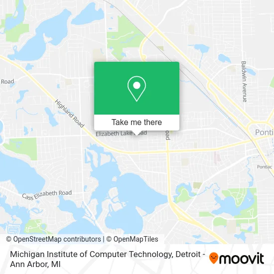 Michigan Institute of Computer Technology map
