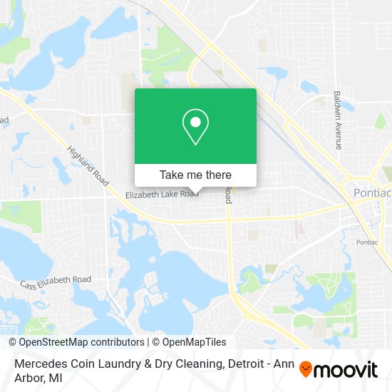 Mapa de Mercedes Coin Laundry & Dry Cleaning