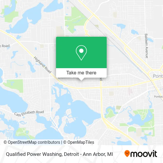 Qualified Power Washing map