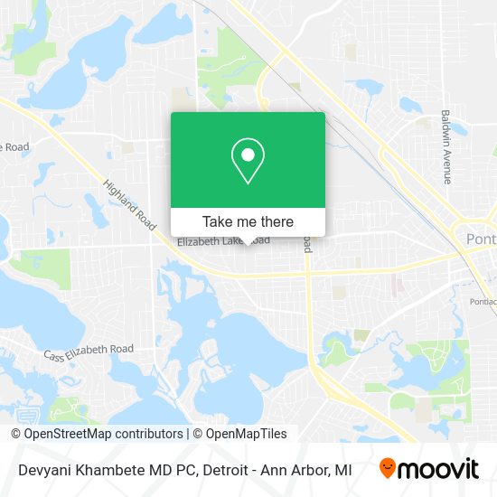 Mapa de Devyani Khambete MD PC
