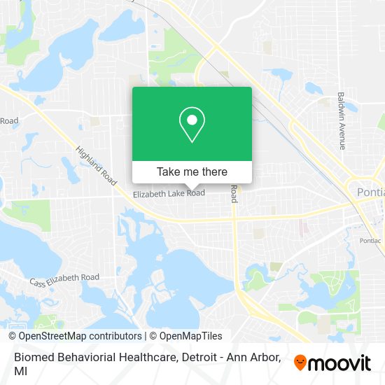 Mapa de Biomed Behaviorial Healthcare