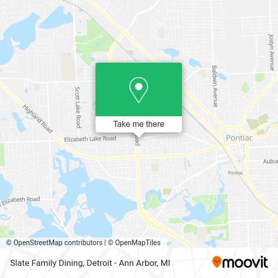 Slate Family Dining map
