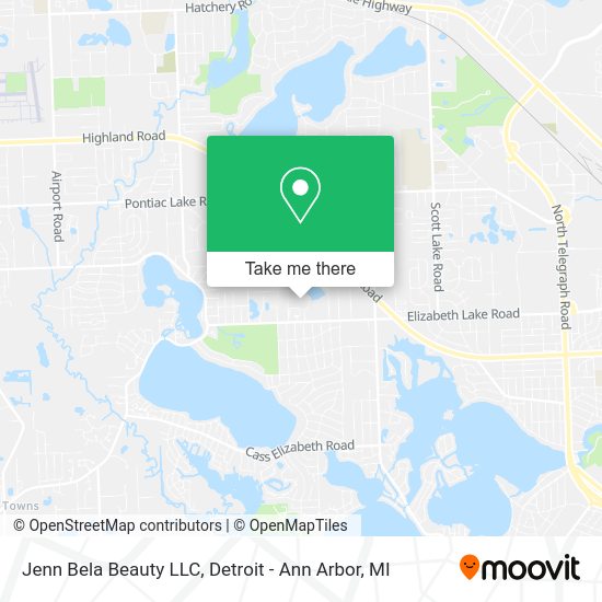 Jenn Bela Beauty LLC map