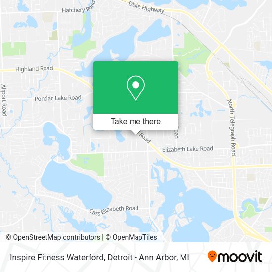 Mapa de Inspire Fitness Waterford