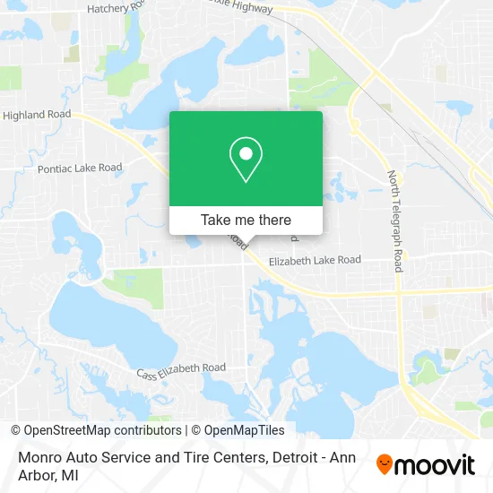 Monro Auto Service and Tire Centers map