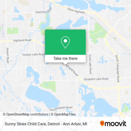 Sunny Skies Child Care map