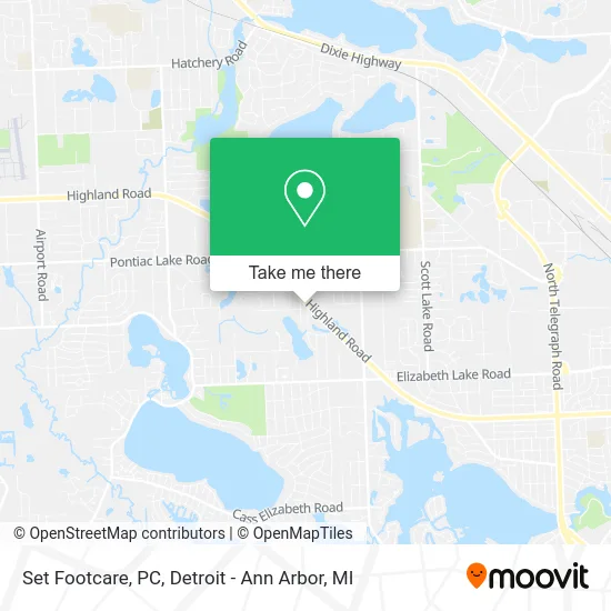 Mapa de Set Footcare, PC