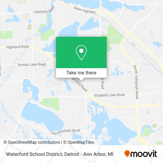 Mapa de Waterford School District
