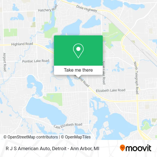 R J S American Auto map