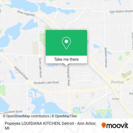 Popeyes LOUISIANA KITCHEN map