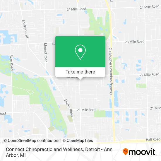 Connect Chiropractic and Wellness map