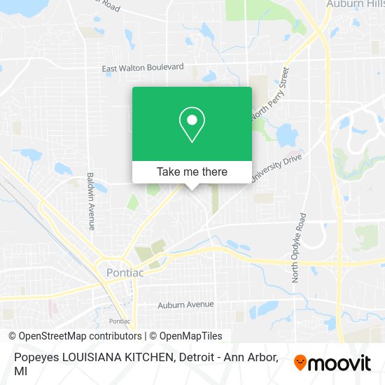 Popeyes LOUISIANA KITCHEN map