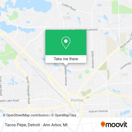 Mapa de Tacos Pepe