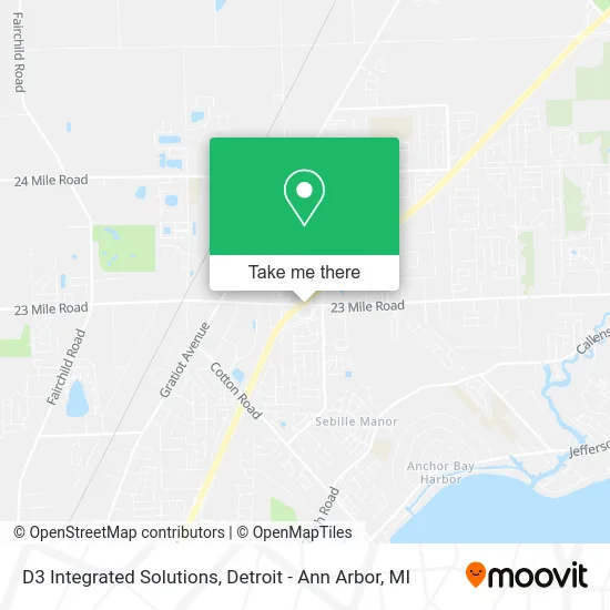 D3 Integrated Solutions map