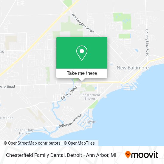 Chesterfield Family Dental map
