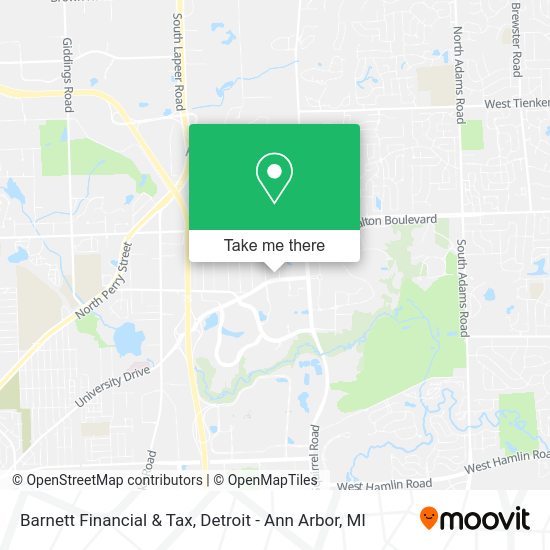 Barnett Financial & Tax map
