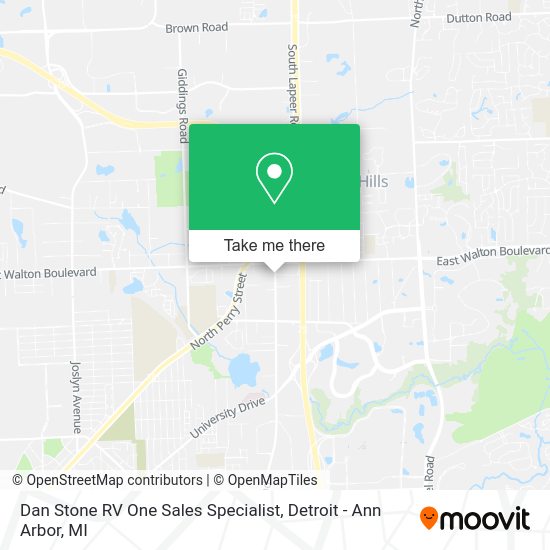 Dan Stone RV One Sales Specialist map