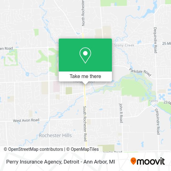 Perry Insurance Agency map