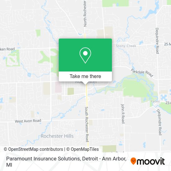Mapa de Paramount Insurance Solutions