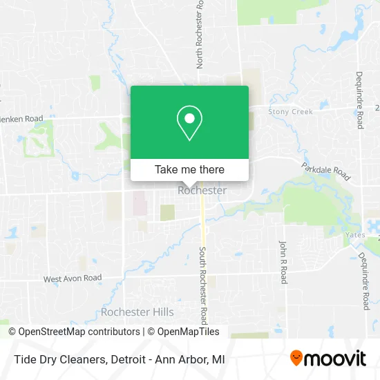 Tide Dry Cleaners map