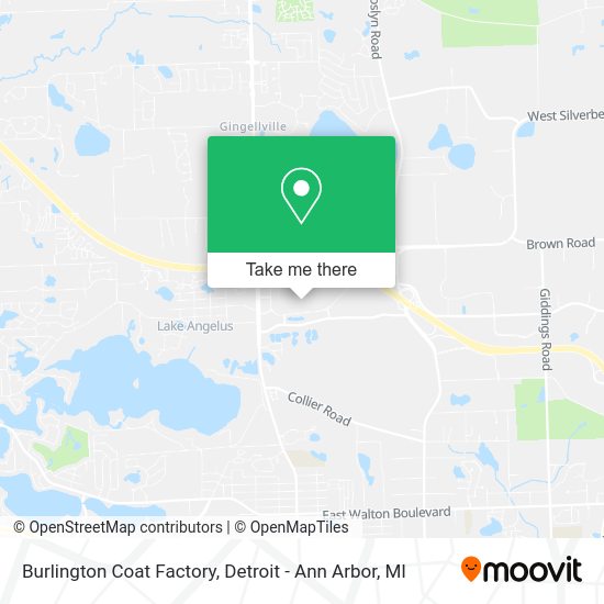 Burlington Coat Factory map