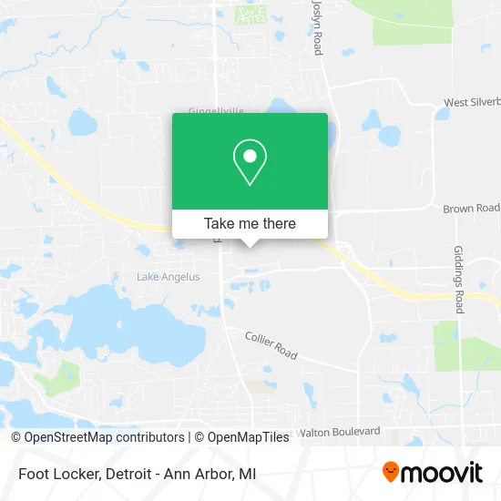 Foot Locker map