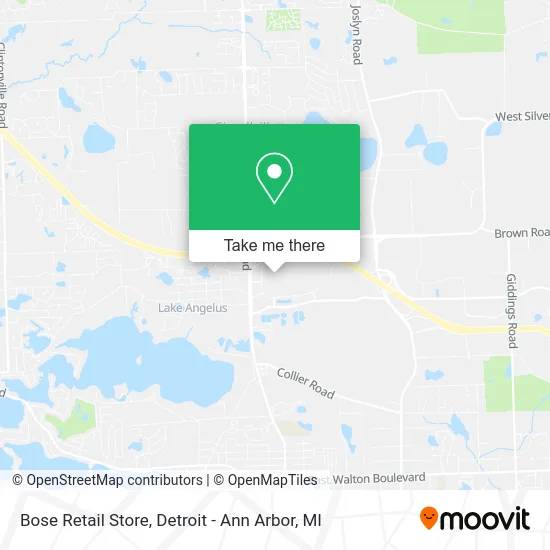 Bose Retail Store map
