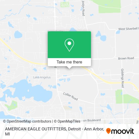 AMERICAN EAGLE OUTFITTERS map
