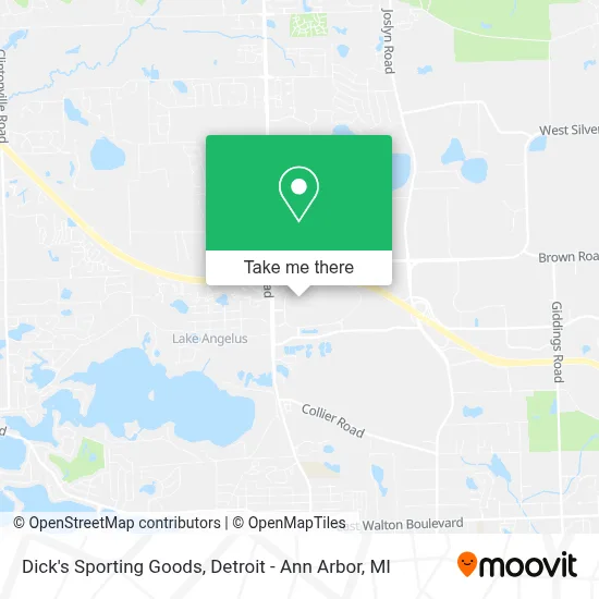 Dick's Sporting Goods map
