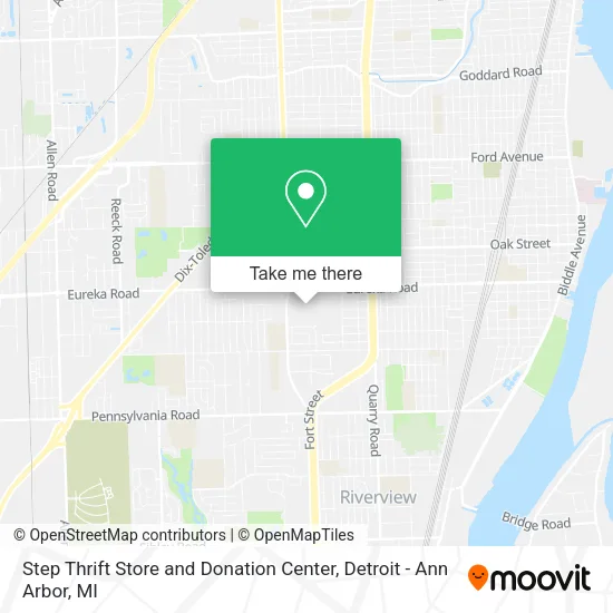 Step Thrift Store and Donation Center map
