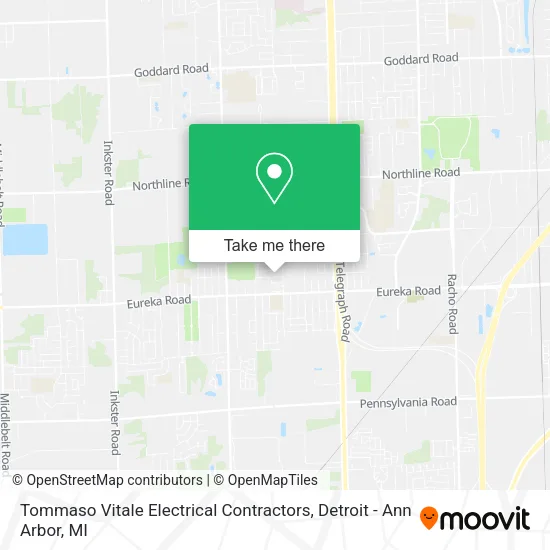 Mapa de Tommaso Vitale Electrical Contractors