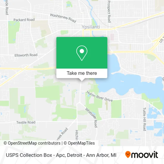 USPS Collection Box - Apc map
