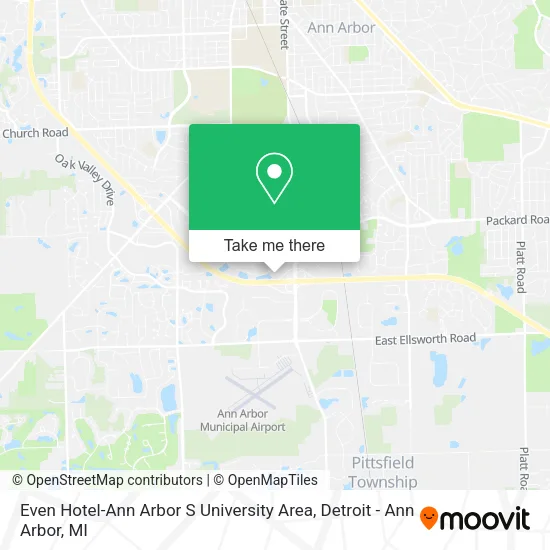 Even Hotel-Ann Arbor S University Area map
